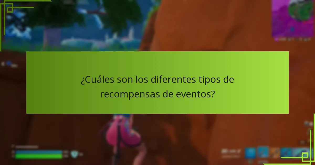 ¿Cuáles son los eventos comunitarios que ofrecen recompensas?